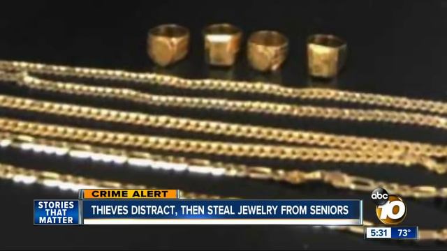 Linda Vista thieves distract, then steal jewelry from seniors смотреть онлайн