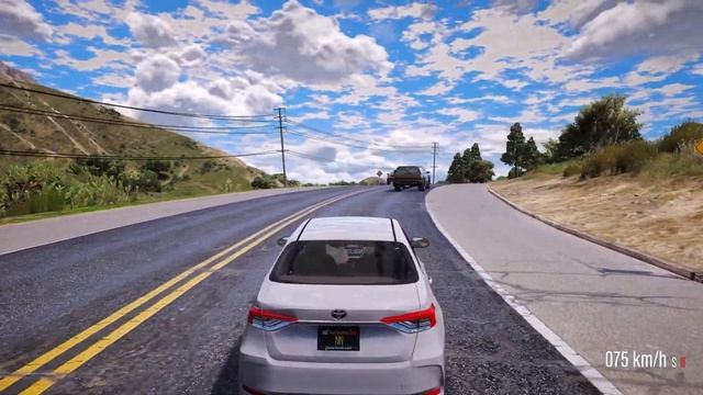 GTA5 Car mod | Toyota Corolla 2020 | Steering Wheel Gameplay смотреть онлайн