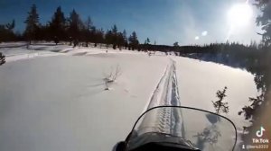 снегоход Ямаха викинг 540 по насту