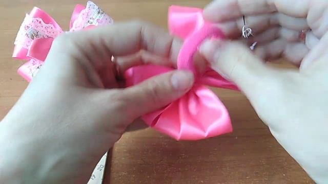 Быстрые и простые бантики! Канзаши! Мастер класс! смотреть онлайн