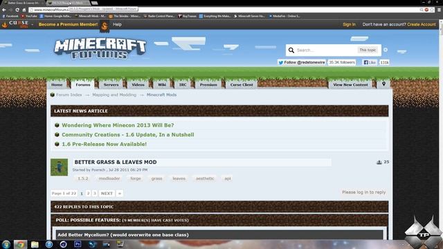 Minecraft 1.5.2 - How To Install The Better Grass And Leaves Mod смотреть онлайн