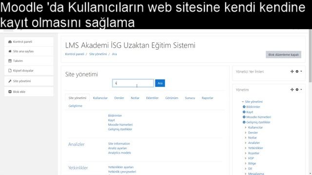 Moodle Sitelerinde Kayıt Ol Butonu ekleme смотреть онлайн