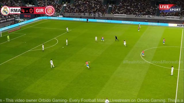🔴[LIVE] Real Madrid Vs Girona FC |  LaLiga 23/24 | Match Live Today | Video Simulation Game