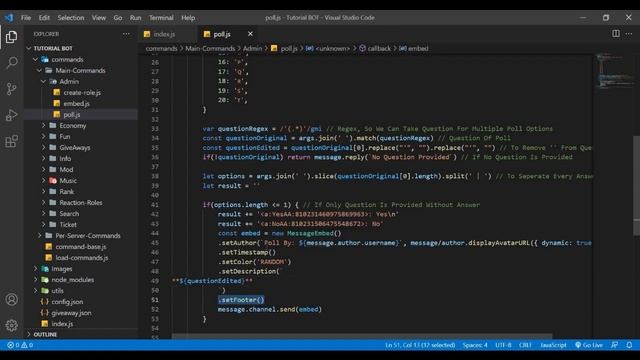 How To Make Discord.JS BOT | Episode 52 - Advanced Poll Command | Tech Tip Cyber смотреть онлайн