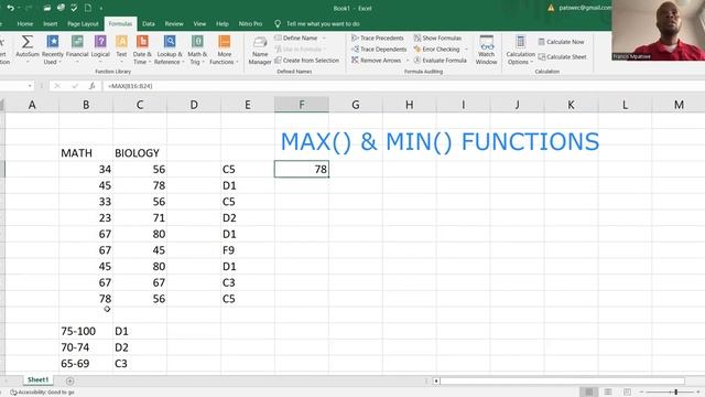 MAX and MIN Function in Microsoft Excel Quick Tutorial. 2023 new tricks смотреть онлайн