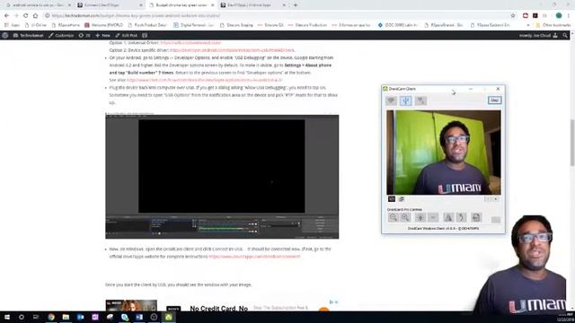Building a budget Green Screen Chroma key using Droid Cam on OBS смотреть онлайн