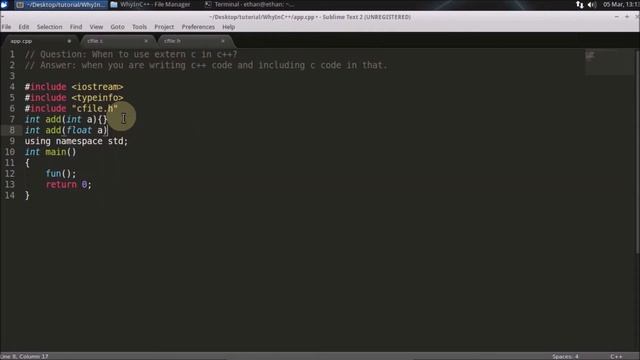 extern "C" In C++ смотреть онлайн