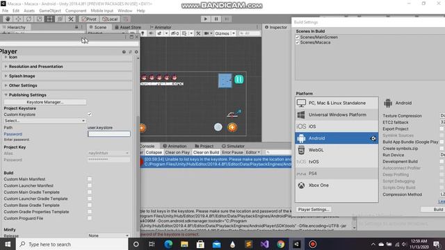 Unity Keystore password recovery смотреть онлайн