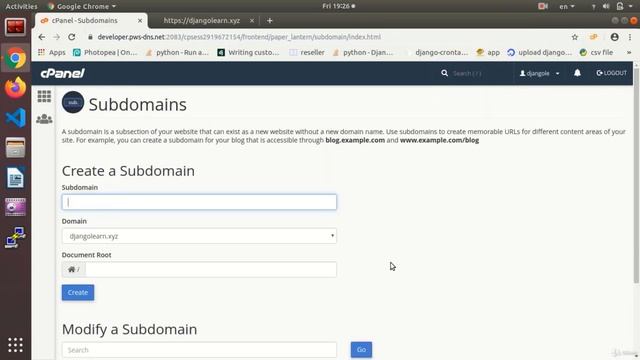Sub Domain | Python and Django смотреть онлайн