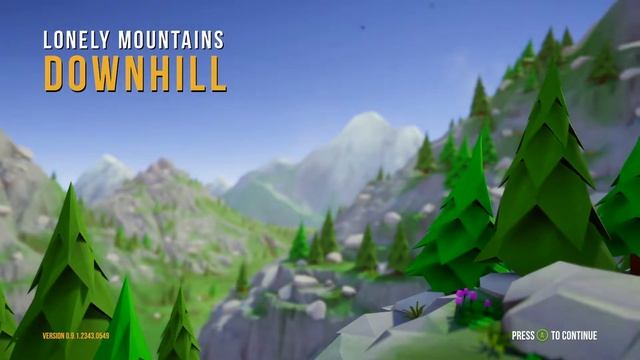 Lonely Mountains: Downhill Title Screen (PC, PS4, Switch, Xbox One) смотреть онлайн
