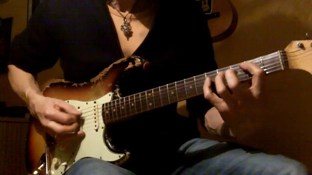 1962 Fender Stratocaster slabboard heavy overdrive смотреть онлайн