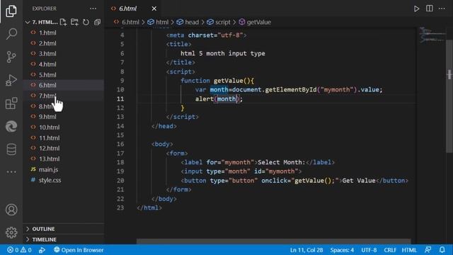 HTML 5 New Input Type and Script | #html #css #practice #programming #coding #design #development смотреть онлайн