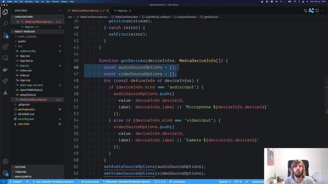React JS. Grabando nuestra webcam 100% nativo #reactjs смотреть онлайн