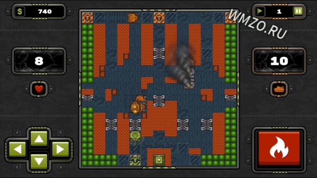 Tank Wars - HTML5 игра смотреть онлайн