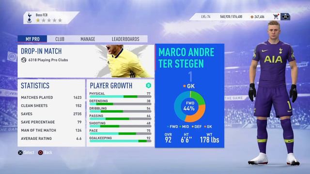 Pro club Gk build fifa 19 смотреть онлайн