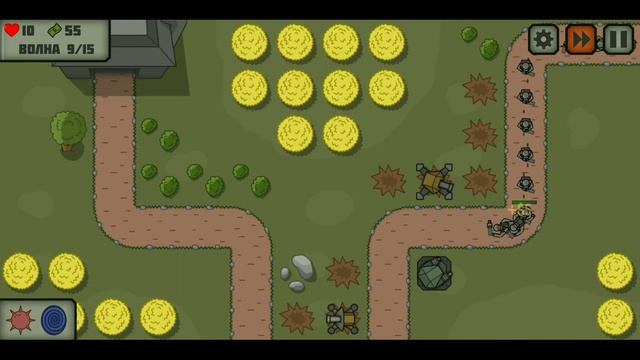 как пройти 3 уровень в Tactical War/Тактика Защиты: Башни Обороны? смотреть онлайн