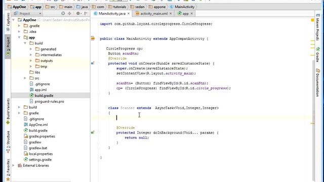 Android Donut ProgressBar - Update With AsyncTask смотреть онлайн