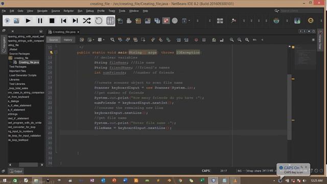 java tutorial 16 creating and writing data to file смотреть онлайн