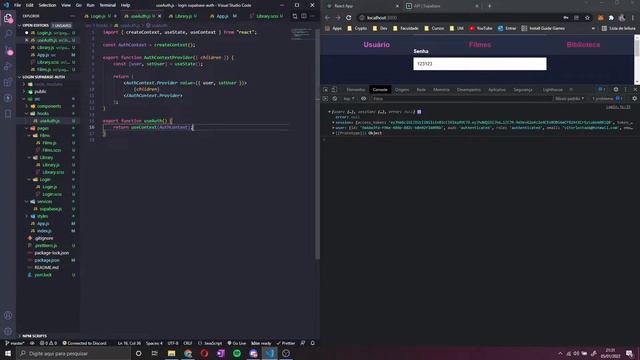 Implementando supabase auth em um projeto com React Js смотреть онлайн