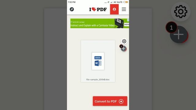 How to convert ms word to pdf document online free | i love pdf | смотреть онлайн