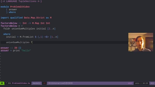 Project Euler Problem 21 in Haskell смотреть онлайн