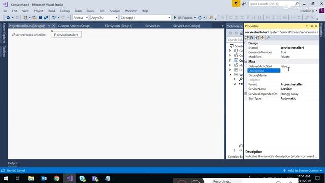How to create Setup file for Windows Service смотреть онлайн