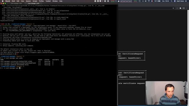 Telepresence for a fast feedback loop & debugging cert-manager with delve смотреть онлайн