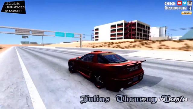 GTA San Andreas - Mitsubishi 3000 GT Real Tuning EnRoMovies _REVIEW смотреть онлайн