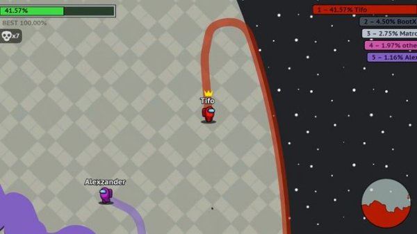 Paper.io 2 [Amogus.io] Map Control: 100.00% Among Us EPIC imposter