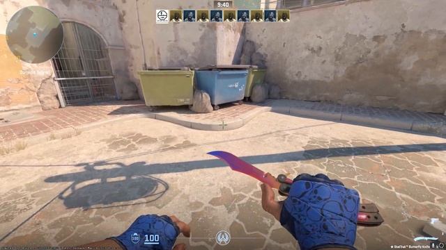 Counter strike 2 | Butterfly knife Fade Inspect and Animation (Updated 28.3.2023) смотреть онлайн