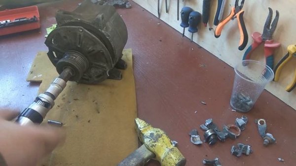 сколько цветных металлов в авто генераторе? how many non-ferrous metals are in a car generator?