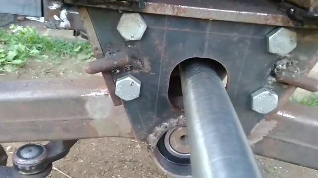Примерка ВОМ на раму Кузьмича смотреть онлайн