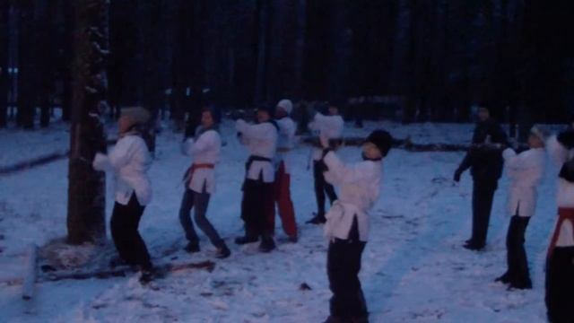 Айкидо Ёсинкан на улице. Тренировка клуба Сей Ки Букан. смотреть онлайн
