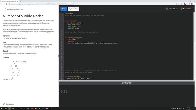 Facebook interview question: trees: number of visible nodes смотреть онлайн