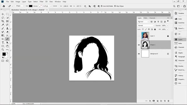 LINEART?? | Professional Vector Illustration/Cartoon Effect/Vector Art | Photoshop Tutorial| Part 1 смотреть онлайн