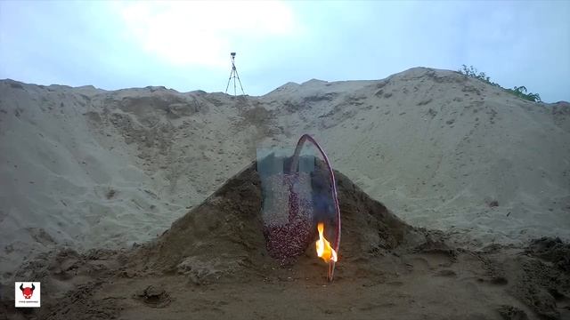 VOLCANO ERUPTION - извержение вулкана - Matches Chain Reaction Fire Domino смотреть онлайн