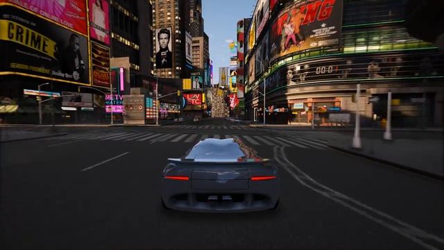 GTA 5 Viper Defender patrolling New York смотреть онлайн
