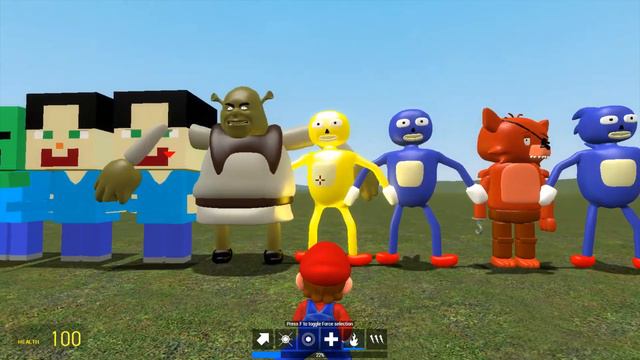 SPARTAN KICKING ALL TEAM 3D SANIC CLONES MEME: NEW UPDATE in Garry's Mod #27 смотреть онлайн