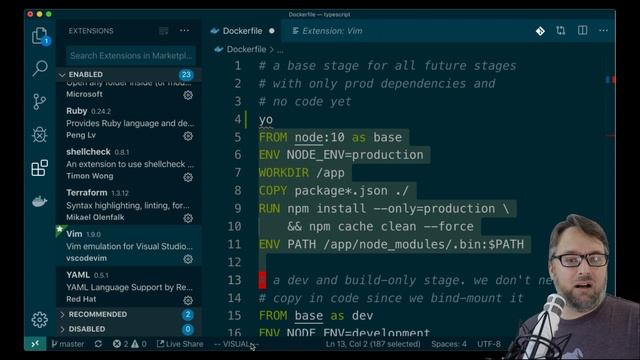 My Favorite Editors VS Code and SpaceVim: DevOps and Docker Live Show (Ep 54) смотреть онлайн