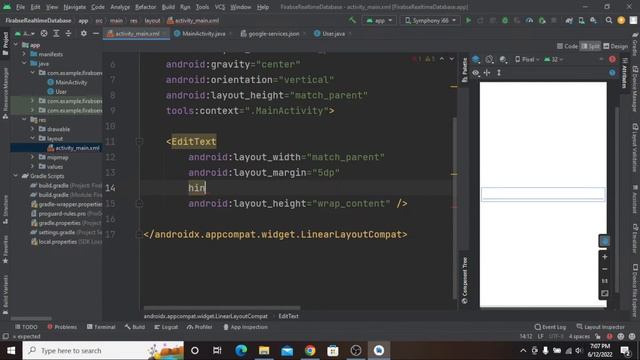 Write Data Into Firebase Realtime Database || Android Studio Tutorials смотреть онлайн