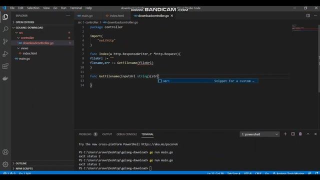 How to download file using Url using Go programming language смотреть онлайн