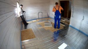 ТЕПЛЫЙ ВОДЯНОЙ ПОЛ НА ДЕРЕВЯННОМ ПЕРЕКРЫТИИ