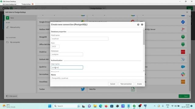 How to connect PostgreSQL with Qlik Sense смотреть онлайн