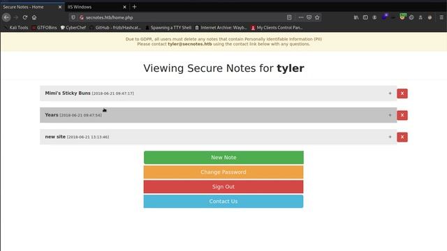 Hack The Box: SecNotes смотреть онлайн