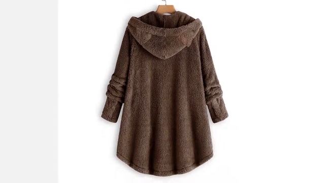 Женские толстовки толстовка зимняя утолщенная теплая флисовая с милыми кошачьими ушками на пуговица смотреть онлайн