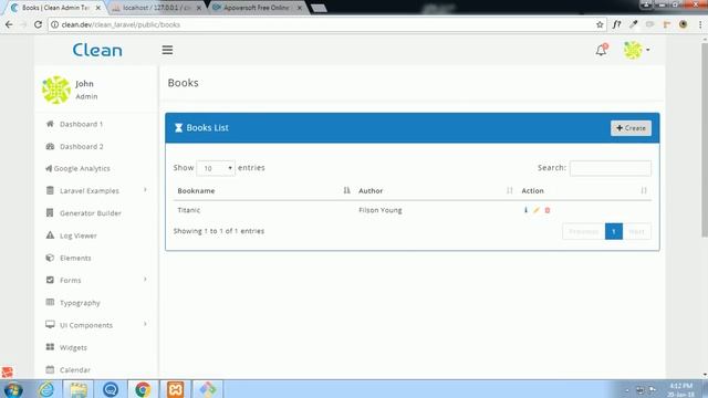 Laravel CRUD Admin Builder -Clean смотреть онлайн
