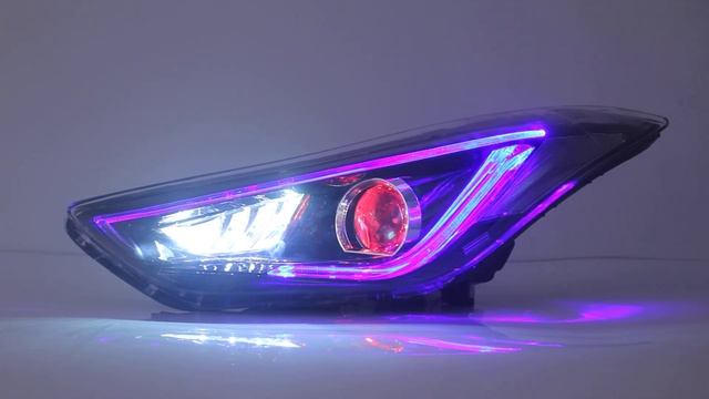 LED Headlights On Hyundai Elantra