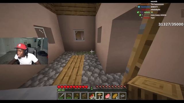 Kai Cenat Plays Minecraft w/ YourRAGE, BruceDropEmOff & AMP! [PART 1] смотреть онлайн