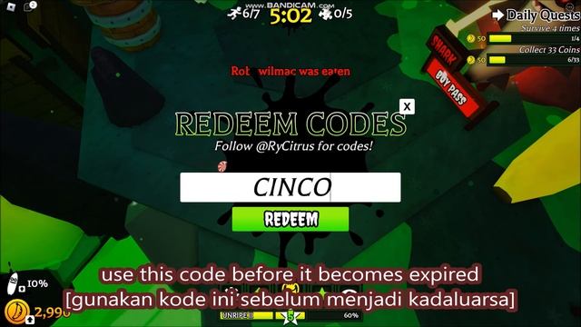 BANANA EATS CODES [FREE COINS] BANANA EATS ROBLOX | LIMITED CODES TIME | May 6, 2023 смотреть онлайн