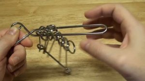 Baguenaudier Chinese Rings Desperado Centipede puzzles solution and tutorial